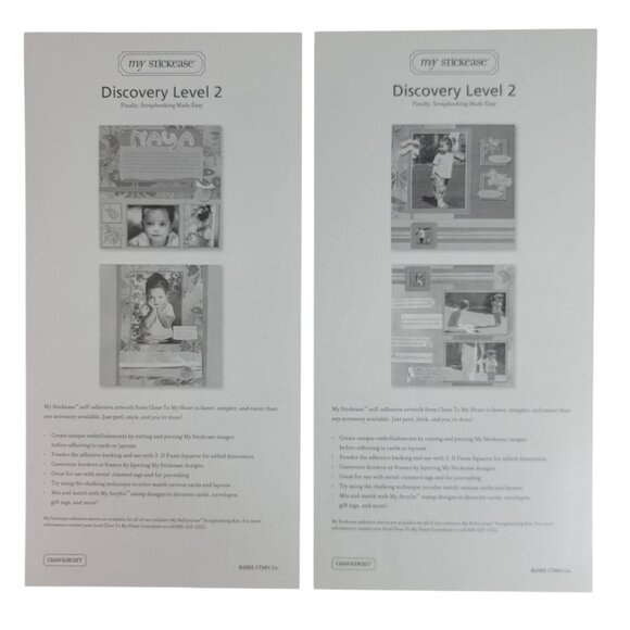 Close to My Heart Reflections Stickease X7056C Discovery Spring Pink Green NEW - Picture 7 of 7